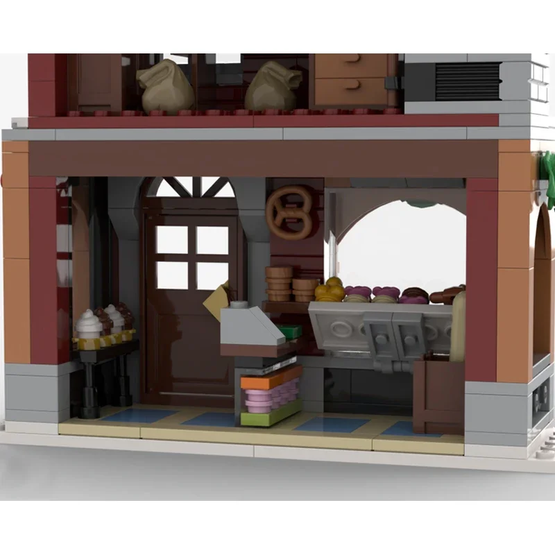 Casa Building Blocks Set for Christmas Theme, Xmas Cottage, House Bricks, Weihnachten, Navidad, Winter Village, Igreja, Moc