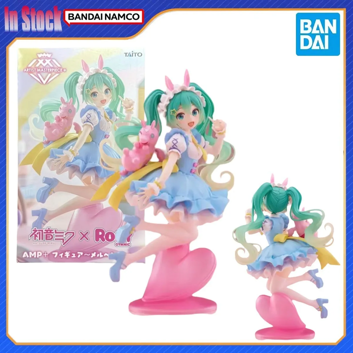 

Подлинная Bandai Original Miku x Rody AMP Fairy Tale, наборы моделей фигурок, подарок для детей, подлинная модель аниме, модель ручной работы