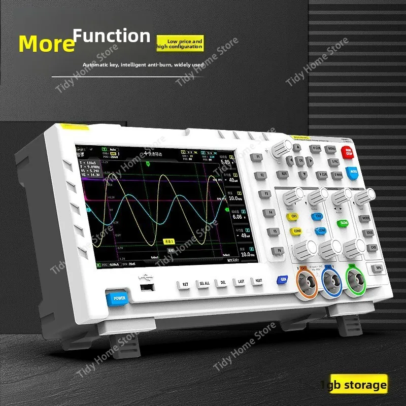 

Для FNIRSI 1014D цифровой осциллограф 100 МГц двухканальный генератор сигналов осциллографа