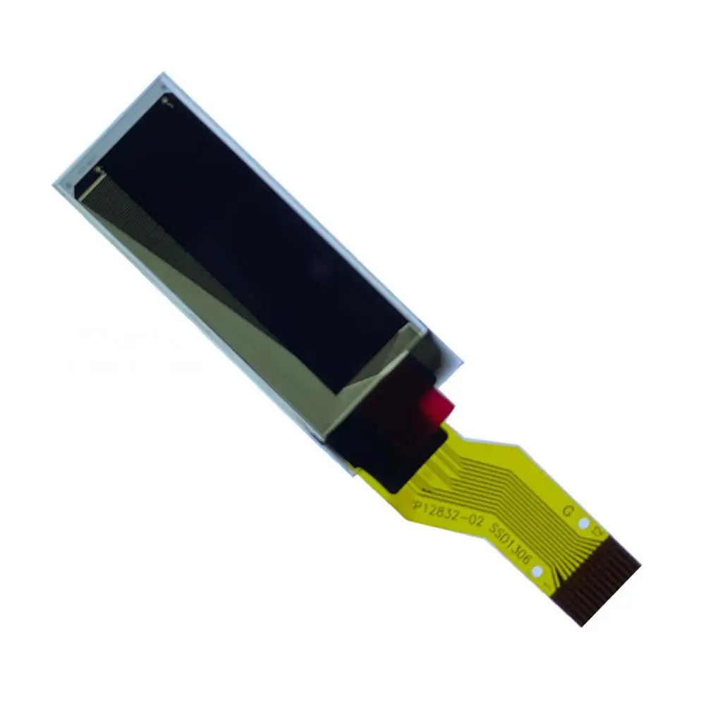 وحدة عرض OLED 0.91 بوصة SSD1306 SPI 128x32، لوحة PMOLED 12Pin لأجزاء شاشة استبدال Ledger Nano S