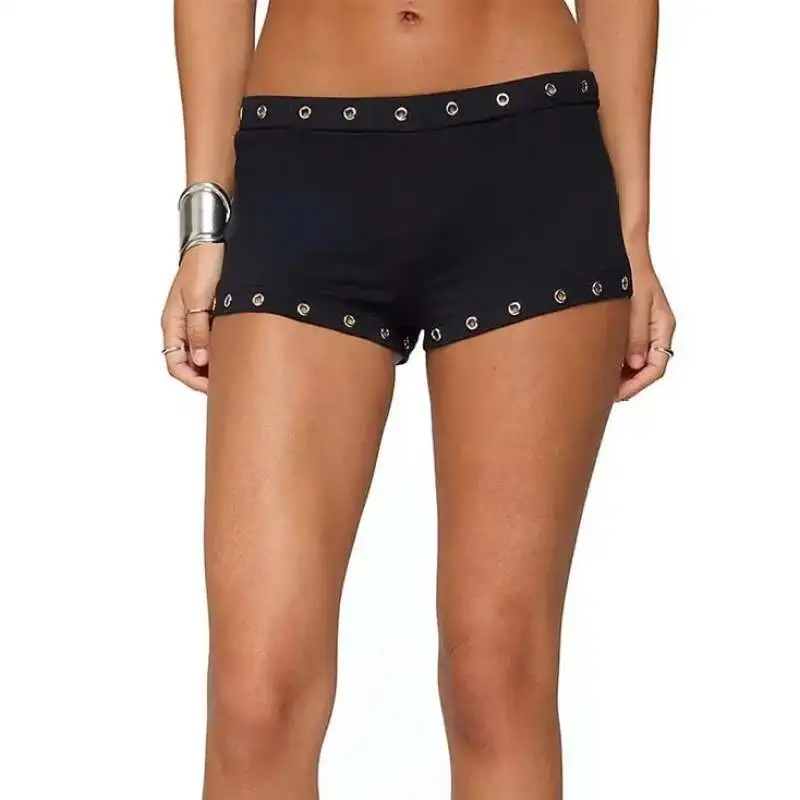 الرجعية البوب الكلاسيكية بلون البسيطة السراويل الصيف الأوروبية والأمريكية شارع العليا العصرية الأزياء الراحة تنوعا البسيطة السراويل #4