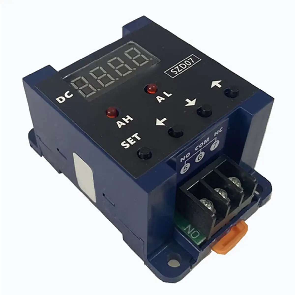 DT60 Digital Ammeter Digital Display Ammeter Current Sensing with Overload SZD07 DC8-35V Digital Display Ammeter