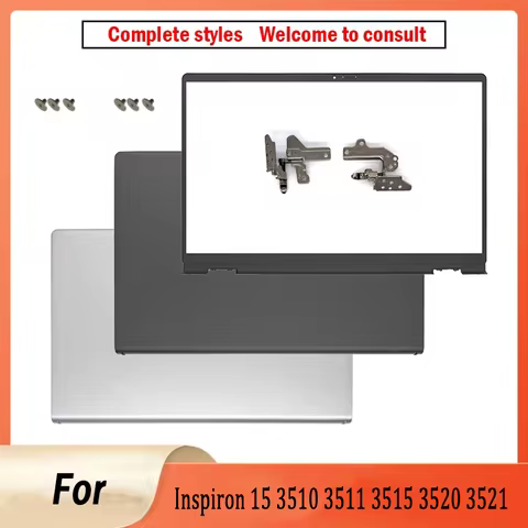 New For Inspiron 15 3510 3511 3515 3520 3521 Laptop Shell LCD Top cover/Back Cover/Front Bezel/Hinges Bottom Case 00WPN8 00DM9D