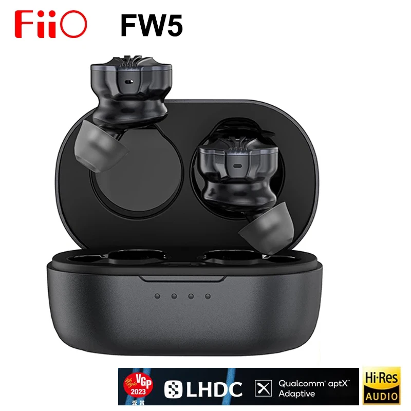 FiiO FW5 TWS Ture Wireless Bluetooth Earbuds 1DD+2BA Hybrid Drivers HiFI Audio Earphone BT5.2 AK4332 QCC5141 DAC chip LHDC/AptX