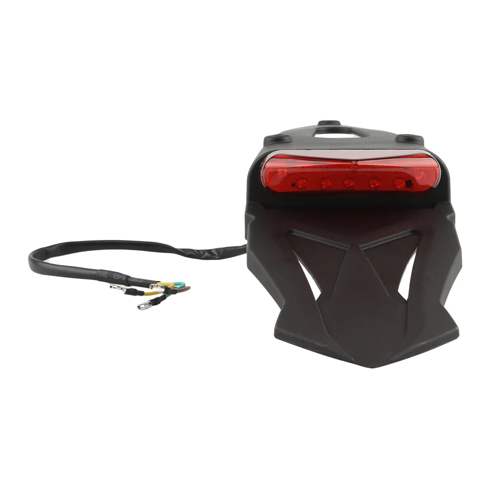 Motorcycle Rear Fender Taillight Brake Lamp LED For Suzuki Honda Yamaha Husqvarna Universal Enduro Motocross Dirt Bike Parts