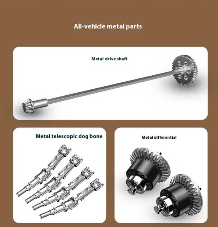 

80 км/ч гидравлический амортизатор бесщеточный радиоуправляемый гоночный автомобиль 1:14 4WD светодиодное освещение независимая подвеска металлический автомобиль с дистанционным управлением