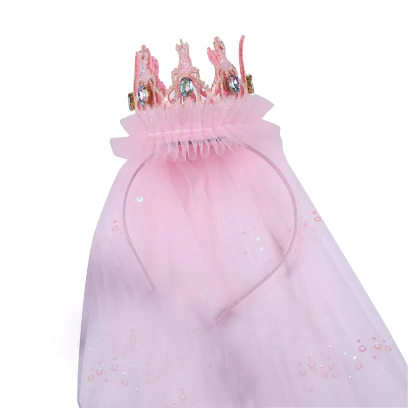 Couronnes d'anniversaire bandeau princesse couronnes bandeau princesse bandeau voile