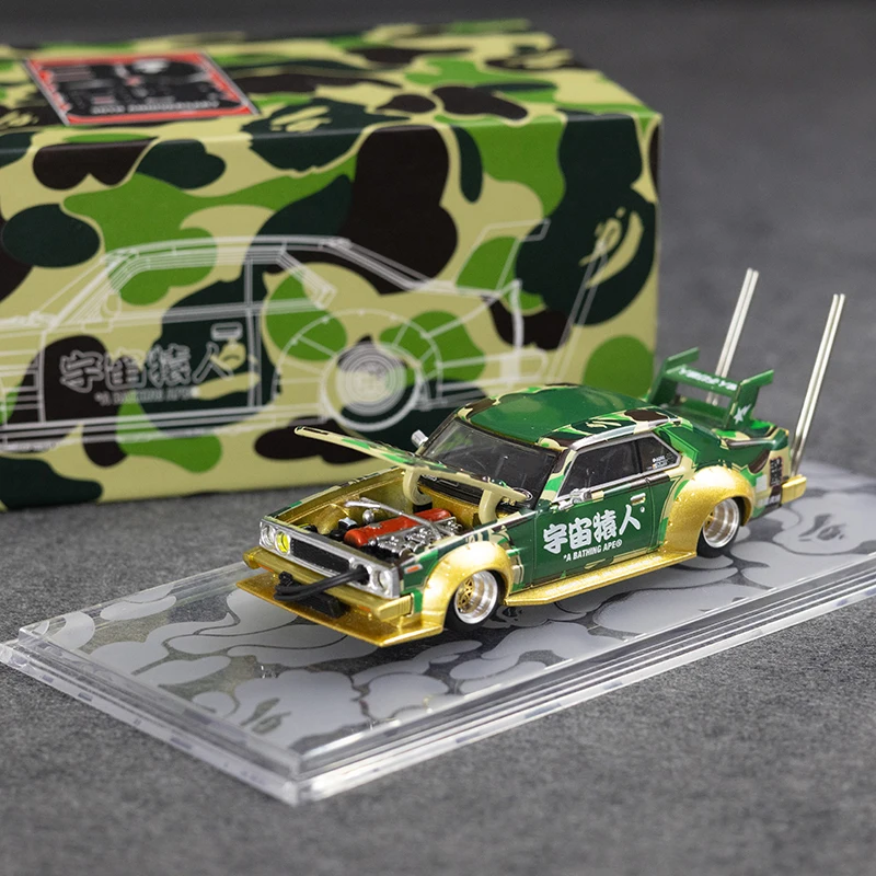 POPRACE AAPE 1:64 SKYLINE C210 BOSOZOKU Car Model