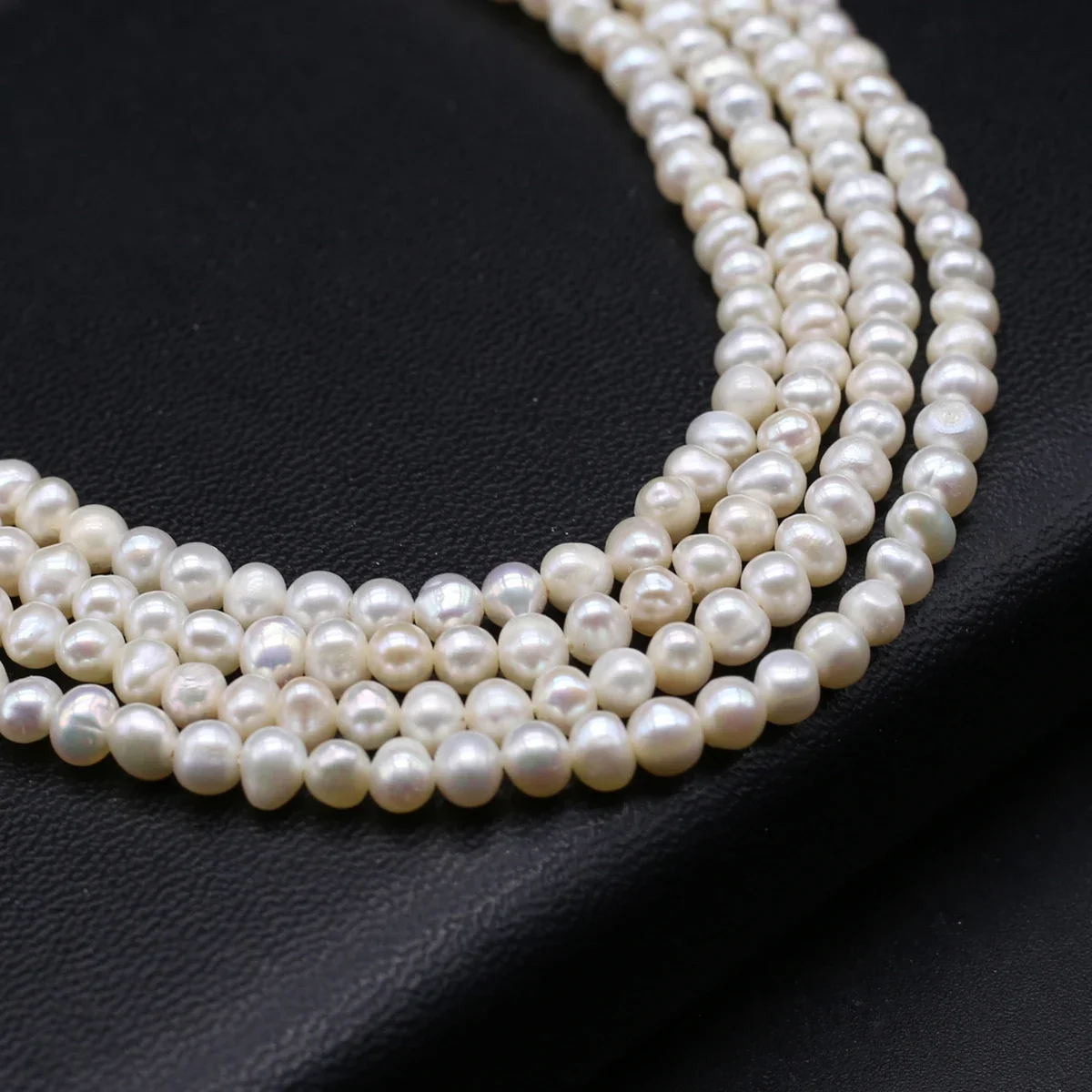 Natural Freshwater Non nuclear Pearl Beads Round Shape isolation Loose Beads For jewelry making DIY necklace bracelet accessorie