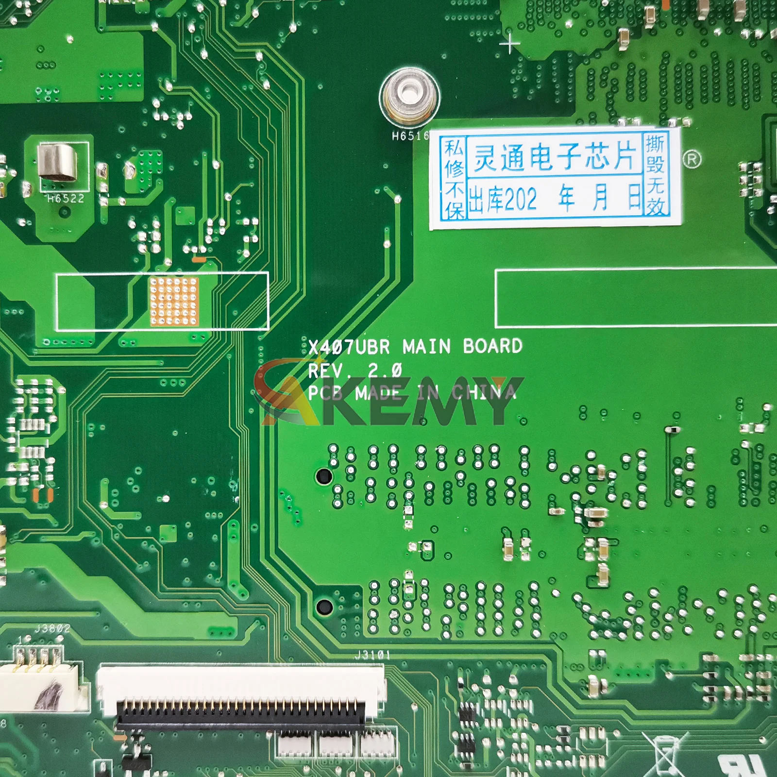 X407UAR Laptop Moederbord Voor ASUS X407UF X407UB F407U X407UA Y4000U X407UAR X407UBR X407UV A407U X407U Moederbord I3 I5 I7 CPU