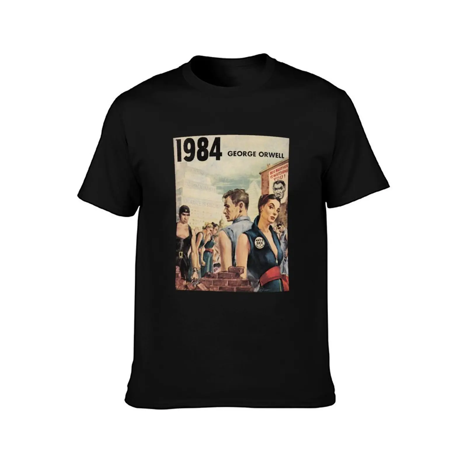 1984 - George Orwell T-Shirt man t shirts for men casual T-Shirt