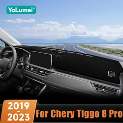 Car Accessories For Chery Tiggo 8 Pro 2019 2020 2021 2022 2023 Dashboard Cover Avoid Light Pad Anti-UV Carpets Non-Slip Mat