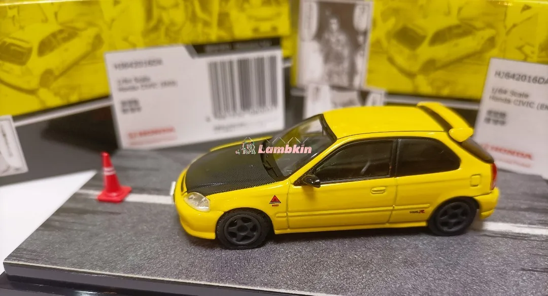 Hobby 1/64 sports car model Honda Civic EK9 Tate Tomoyuki Collection Gift Home Decoration Not Toys