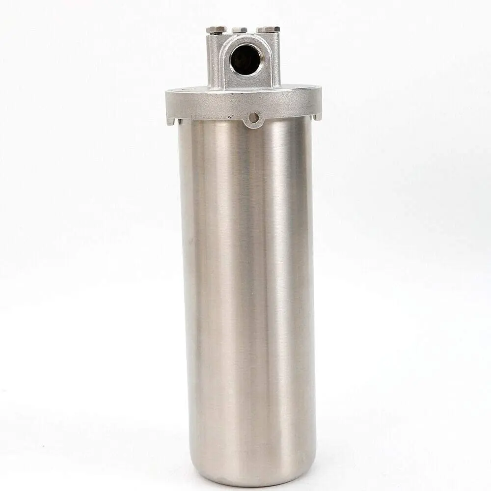 304 Stainless Steel Water Filter Housing, Heavy Duty, 10 "Cartridges, 3/4" Npt