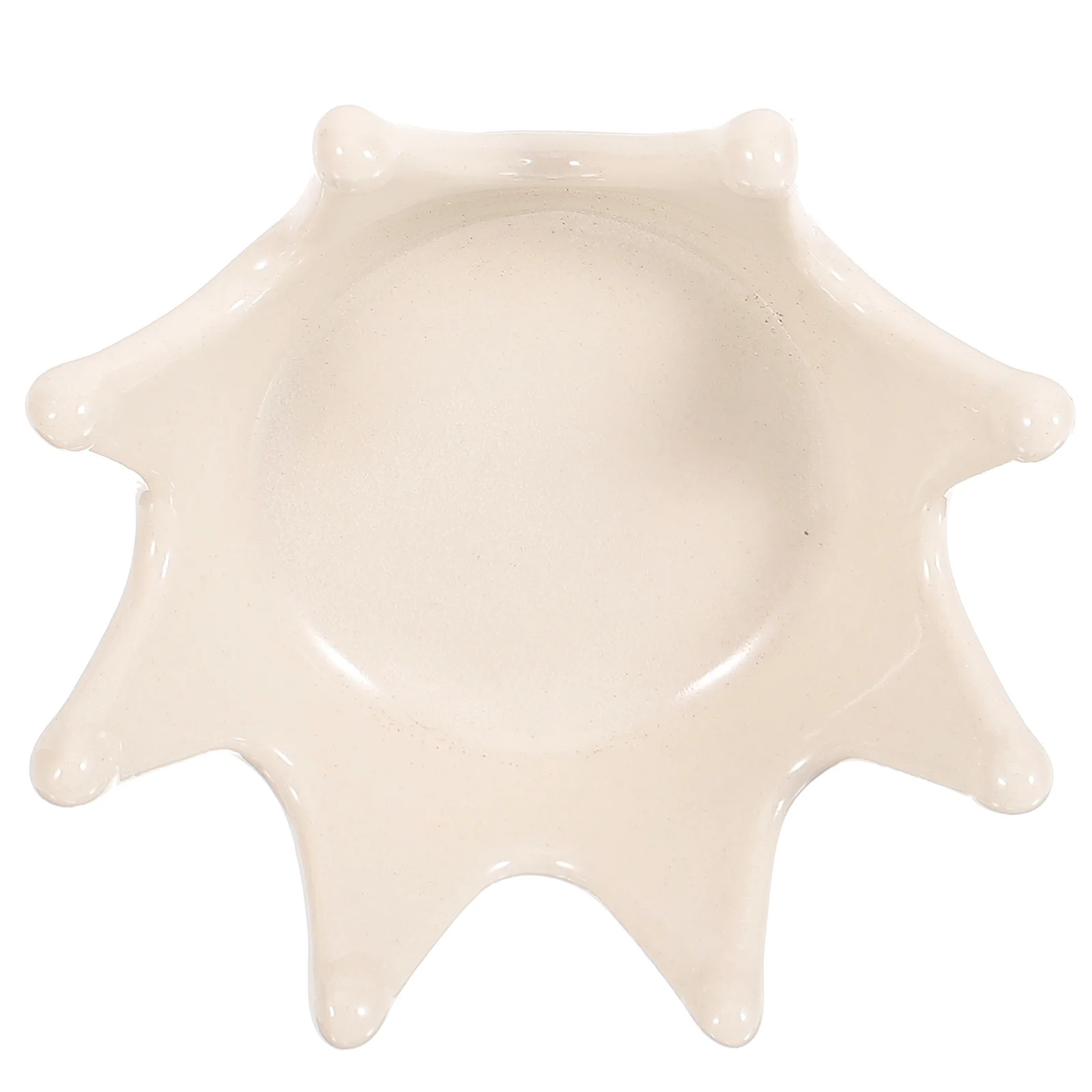 Keramik-Schmuckschale in Kronenform, elegantes Schmuck-Organizer-Tablett, Schmuckstück-Display für Halsketten, Ringe, Armbänder, Heimdekoration