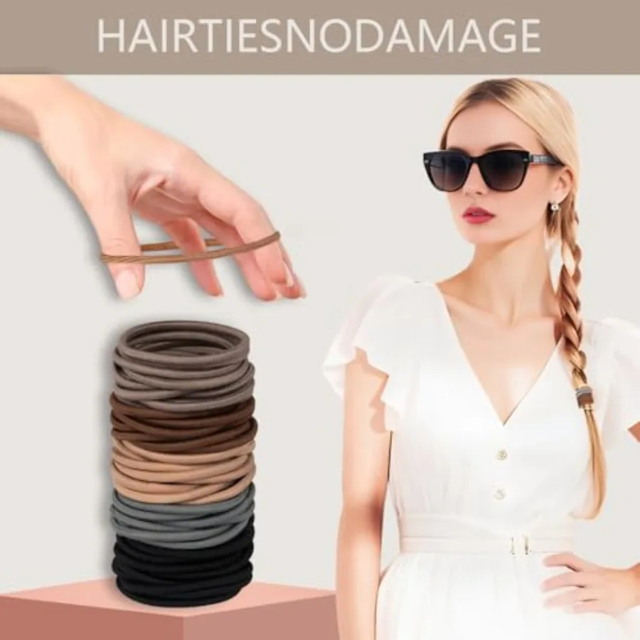 Hair Ties Hair Elastics Hair Clips 1 No Damage Hair Ties 0 High Elastic Ties 1 Ponytail Holders 2 Bow Hair Clips 20 Snap Hair C view 4