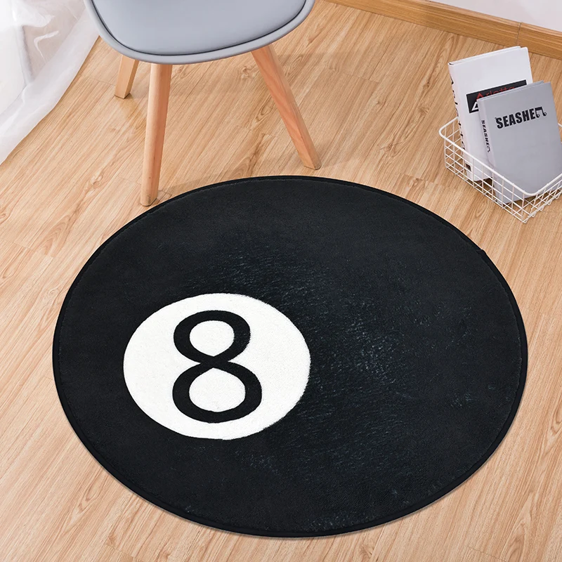 Soft Plush Bathroom Carpets-non-slip, Machine Washable and Absorbent round Mats-ideal for Bathroom Floor Decoration, Bedroom Doo