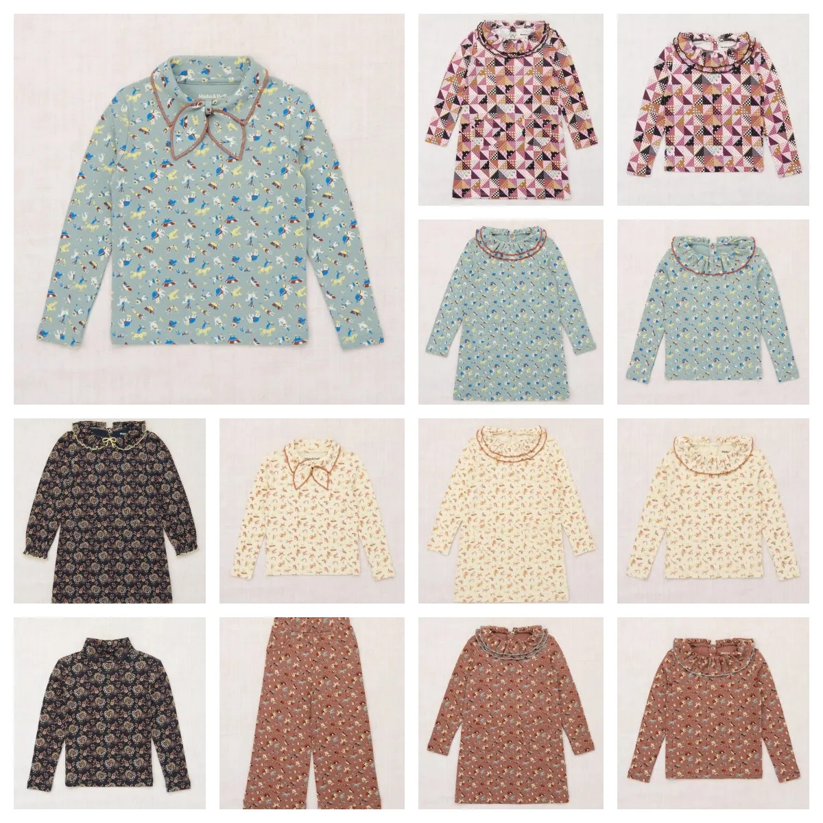 

Girls T Shirts 25 Autumn New Kids Girls Clothes Cute Print Long-sleeved Tops Pants Kid Girls Dresses Skirts