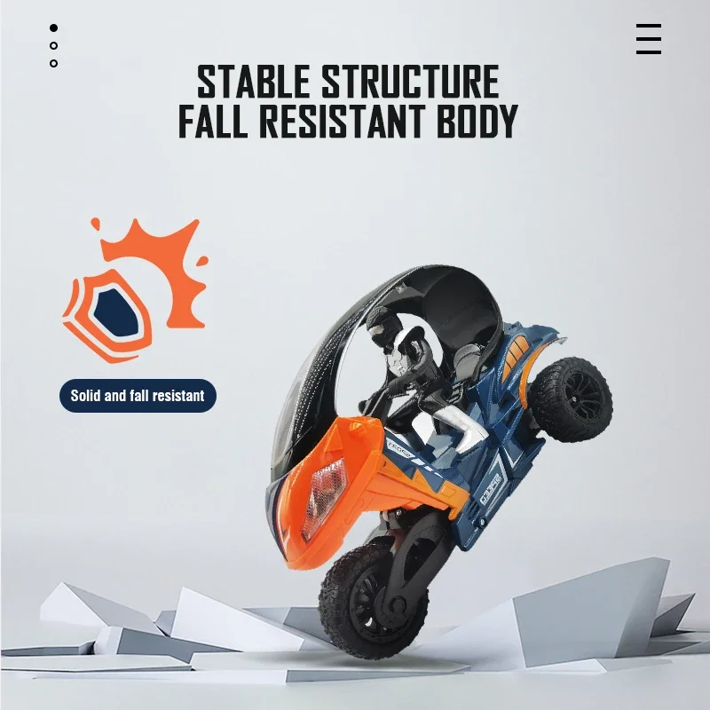 Rc オートバイ三輪車おもちゃ 2.4Ghz リモートコントロールカー スプレーおもちゃ付き 電動スタントレーシング車両おもちゃ 男の子向けギフト