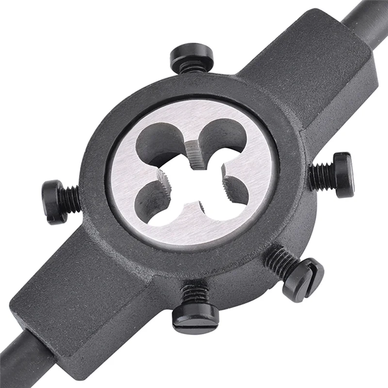 ABJY-Filettatura a mano sinistra Hardiron Metric M24 Chiave per filettatura rotonda Fresa Supporto Artefatto per maschiatura