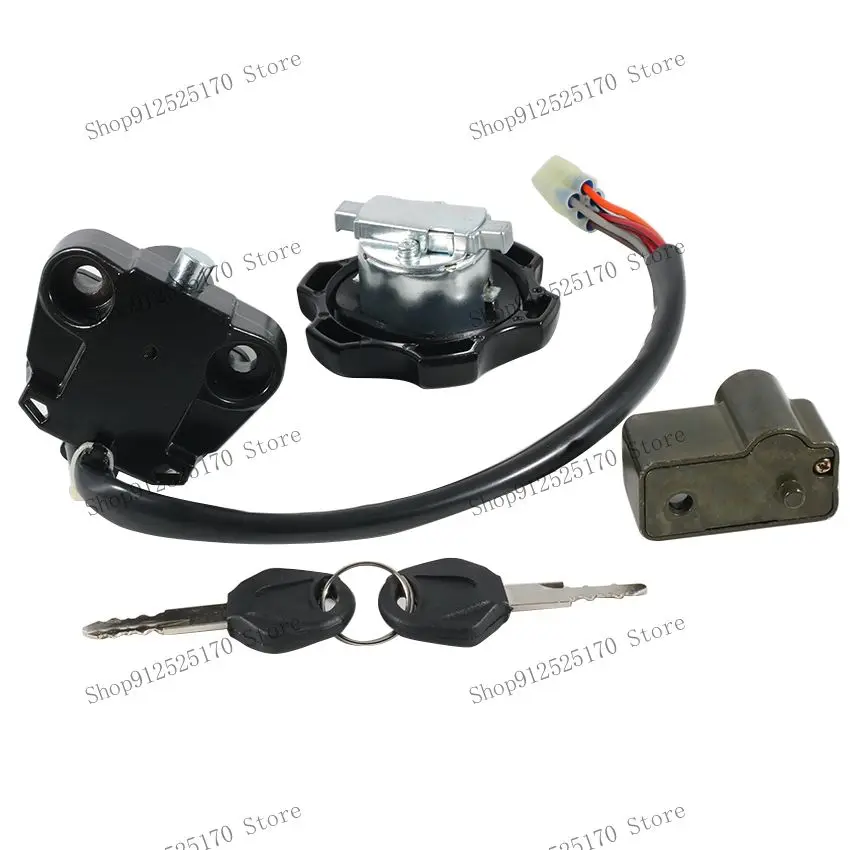 Fuel Cap Seat Lock Ignition Switch With Key Kit For Suzuki DR650 DR650SE     OEM:37000-04832 37000-04831 37000-04830 37000-04812