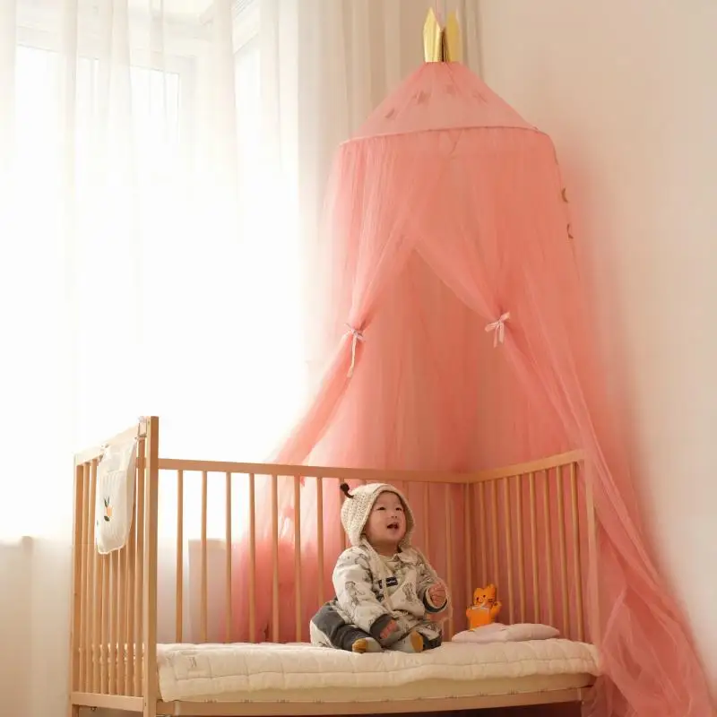 Children\'s Tent Kindergarten Decoration No Installation Girl Feeling Bed Curtain Mesh Atmosphere Baby Mosquito Net