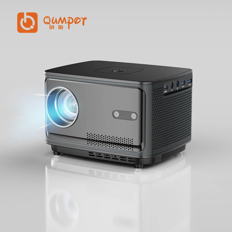 

Qumpot Smart projector 4k projector with auto focus 1080p Applicable to multiple scenarios Super smooth 3700 ANSI