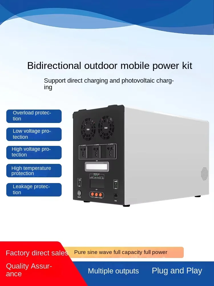 

Pure Sine Wave Inverter DC AC 2000W RV Travel Inverter 48V for 220V /110V Output Universal Caravan frequency inverter