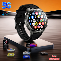 5G/4G Full Network Smart Watch 1.95 inch 720*720 Big Screen WIFI GPS Sim Card HD Video Call Smartwatch Google Play 8GB+128GB RAM