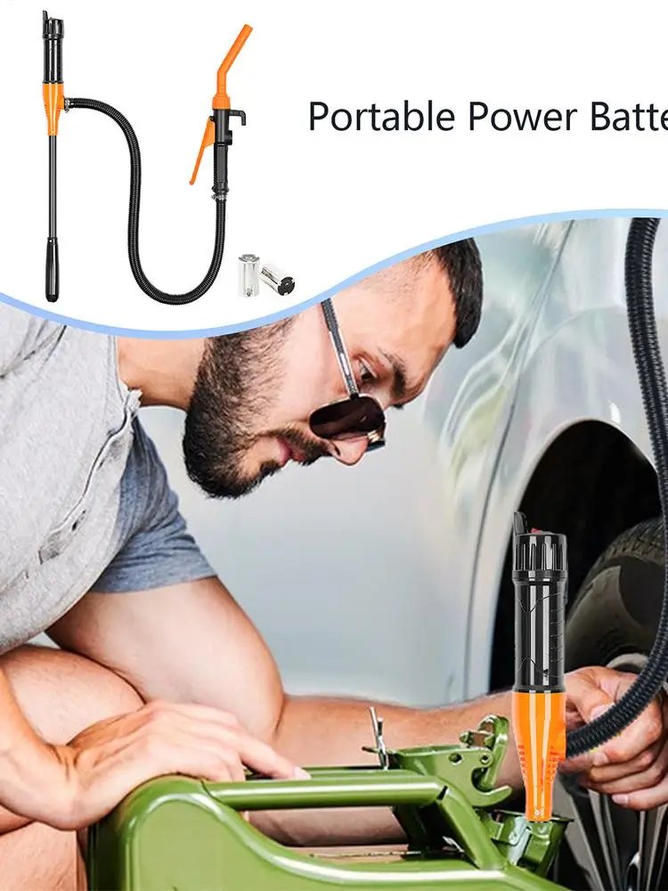 Electric Oil Pump Siphon Liquid Transfer Pump Handheld Pump Battery Operated Water Gas Tools Portable Car Siphon Petrol Fuel view 5