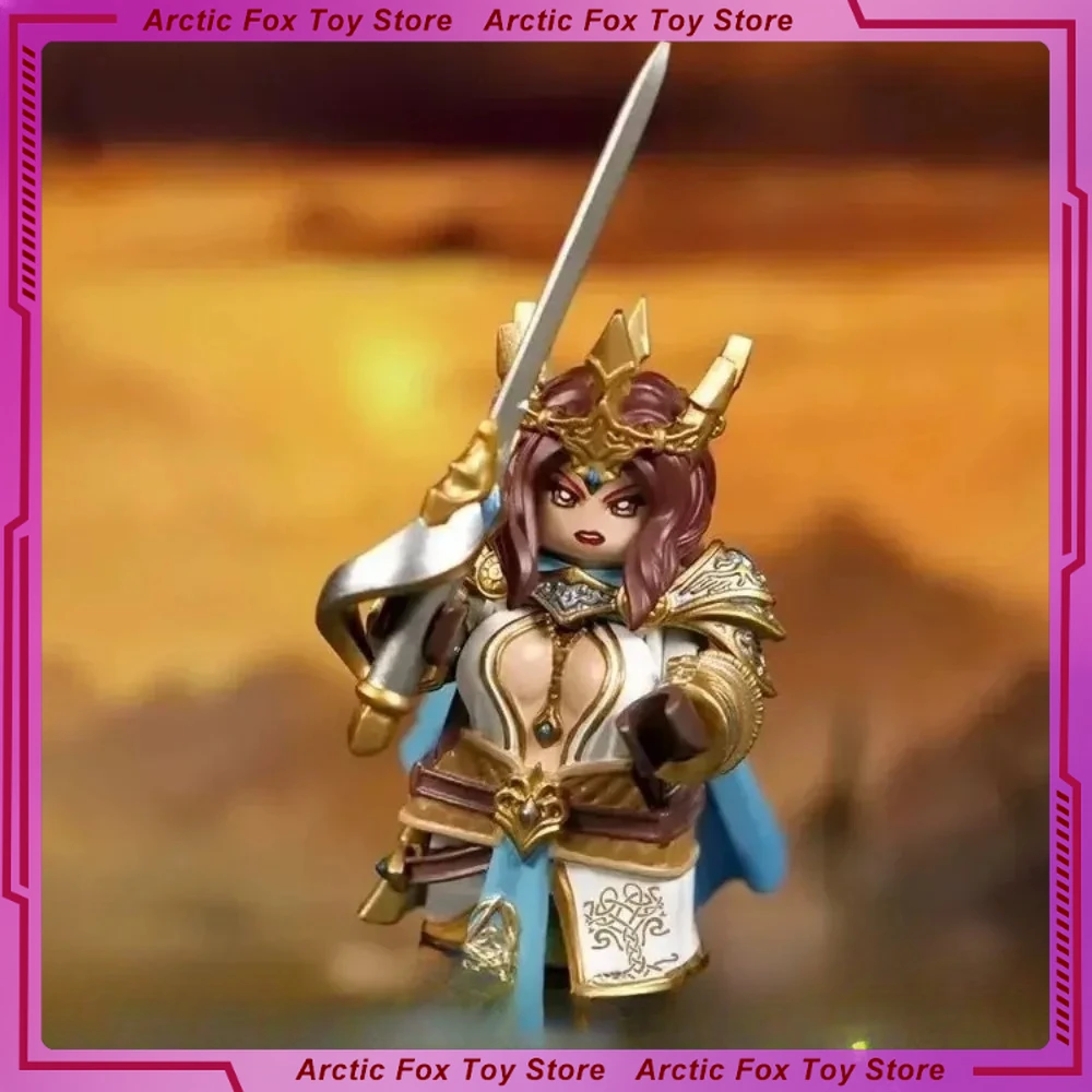 5 سنتيمتر فرسان الجدول المستديرة Guinevere الملك آرثر عمل الشكل الخصوصية تجميعها اللبنات نموذج الحرف هدية لعبة