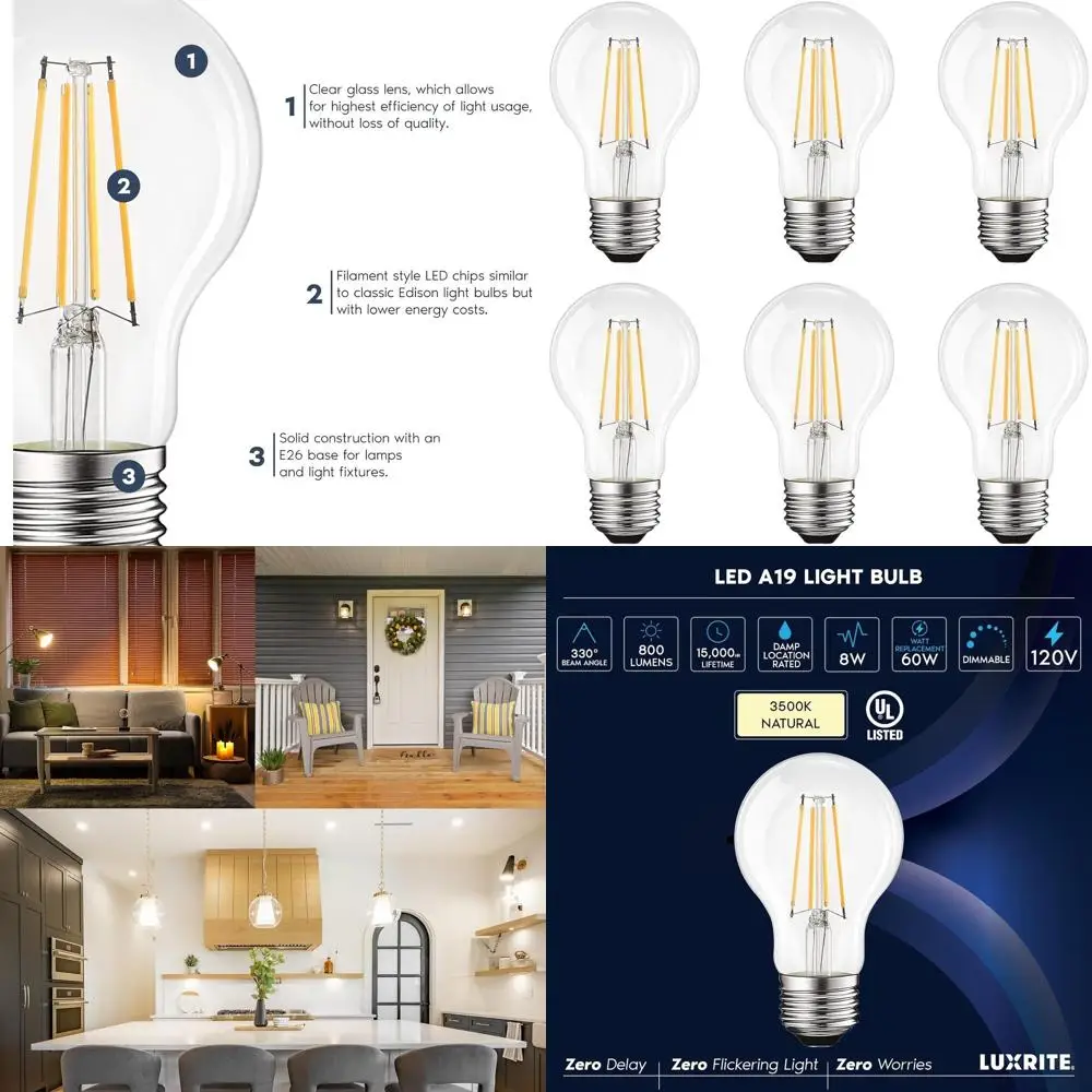 60W Equivalent Vint…