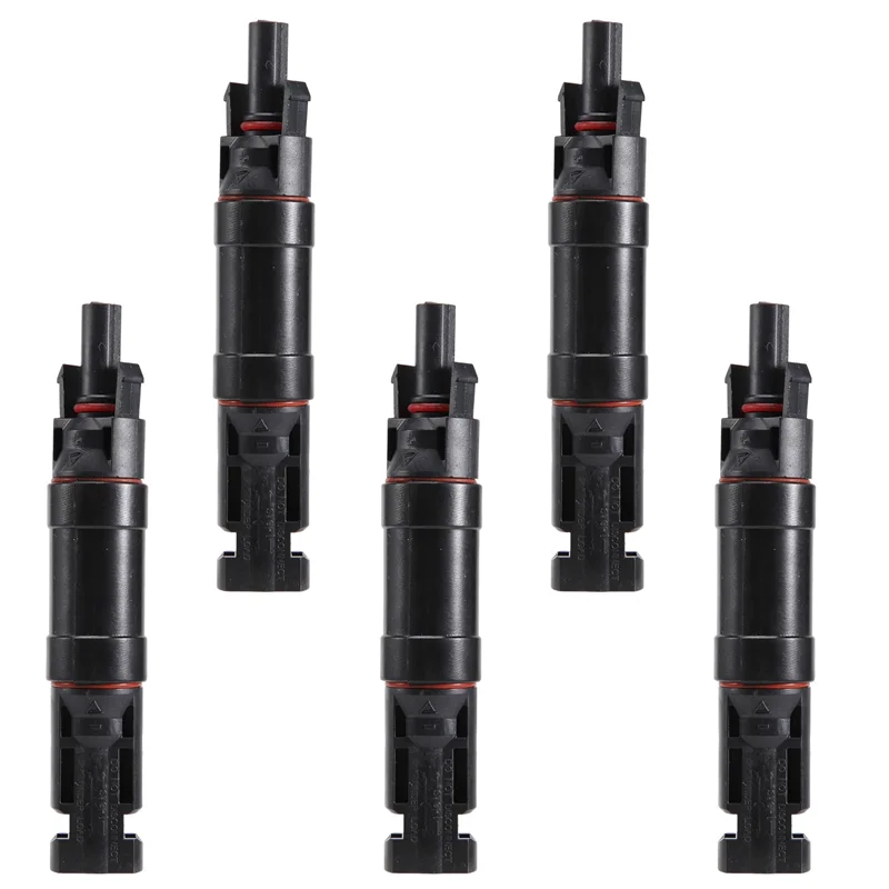 

AC23-5PCS Solar Connector With Diode Waterproof PV Connector DC1000V 20A IP67 PPO Male Female Connector Plug
