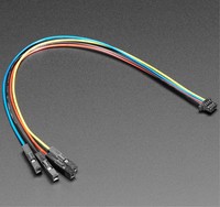 4397 STEMMA QT / Qwiic JST SH 4-pin Cable with Premium Female Sockets - 20cm Long