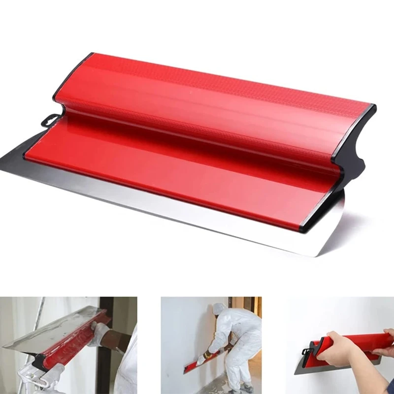 

Drywall Smoothing Spatula for Wall Tool Painting Skimming Flexible Blade Finish Spatula Tool Plastering Trowel 25cm/60cm M4YD