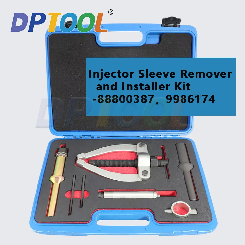 Injector Sleeve Cup Nozzle Tube Remover Installer Tool Kit For Volvo D11 D13 D16 FM12 MP7 MP8 MP10 Engines