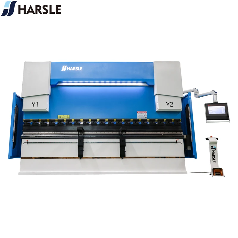 HARSLE 220T 4000MM S640 Electro-hydraulic servo system hydraulic cnc press brake machine bending machine