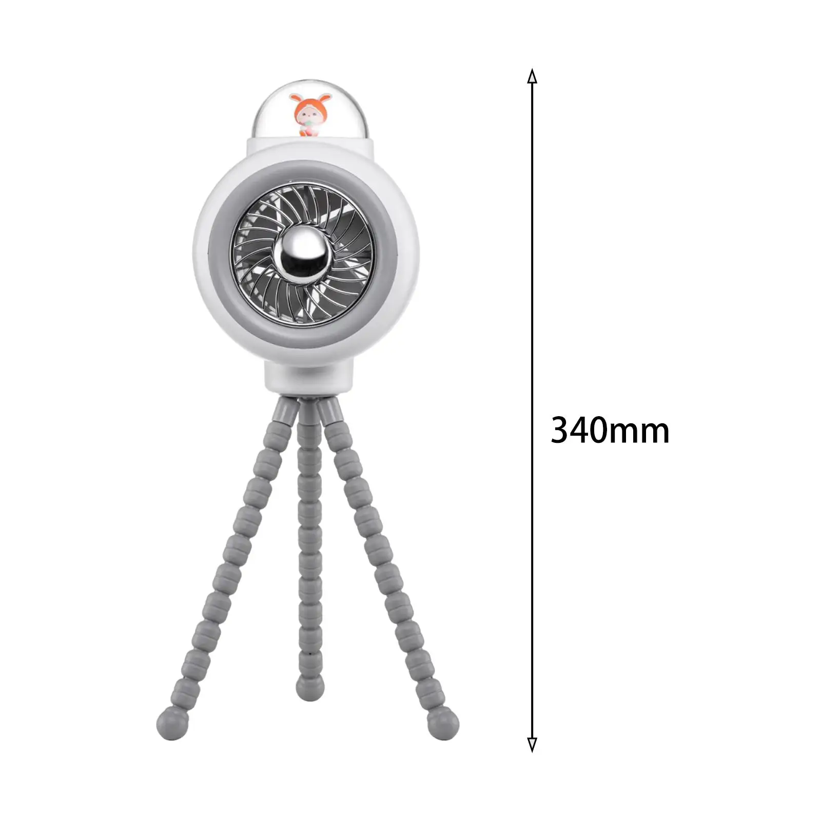 Ventilatore per passeggino silenzioso multifunzionale tre velocità del vento Clip on Fan ventola di raffreddamento ad aria ventola da tavolo per sedie a rotelle per tapis roulant per culla da 10M