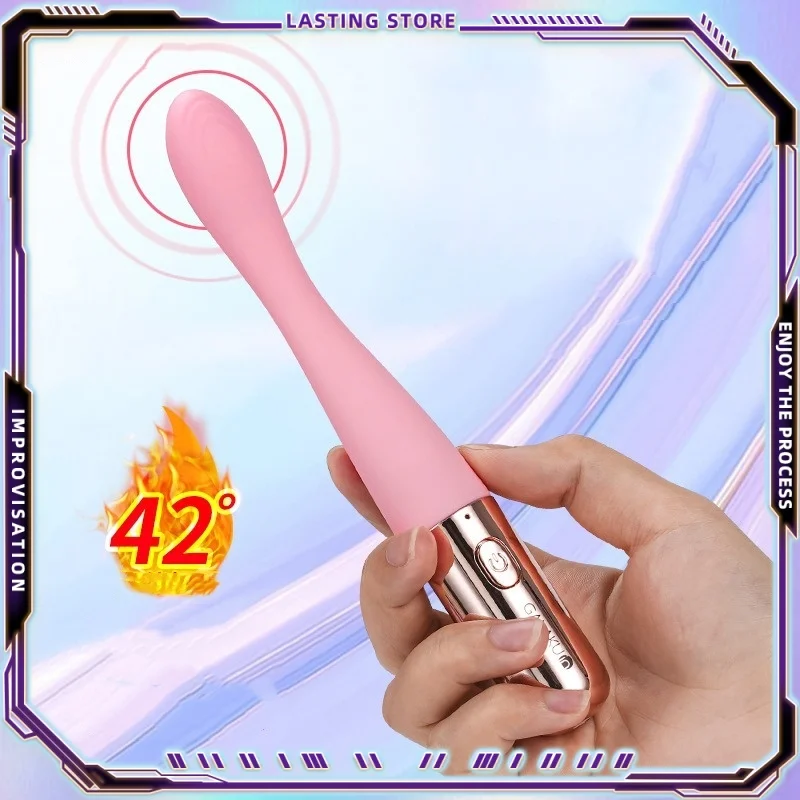 Powerful Dildo Heating Vibrator 10 Frequency Vagina G-spot Nipple Vibration Massager Clitoral Stimulator Masturbator Sex Toys