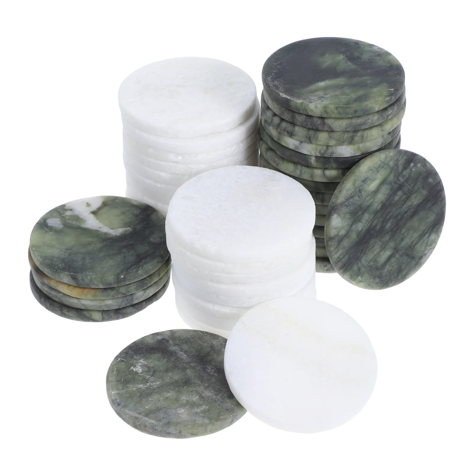 40 قطعة من أحجار نط المياه الطبيعية الصخور المسطحة في الهواء الطلق لعبة حمام السباحة على الشاطئ ألعاب الحرف اليدوية نهر روك #3