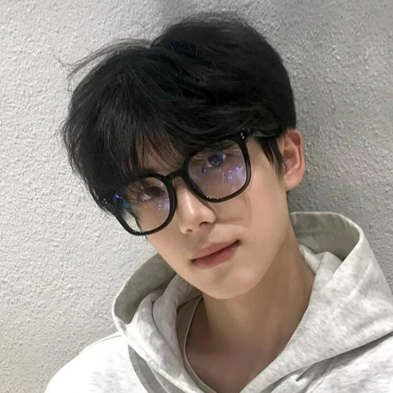 جديد بسيط كبير إطار مكافحة نظارات الضوء الأزرق للجنسين الكلاسيكية مربع أسود واضح النظارات نظارات الكمبيوتر المضادة للأشعة فوق البنفسجية النظارات الشمسية #3