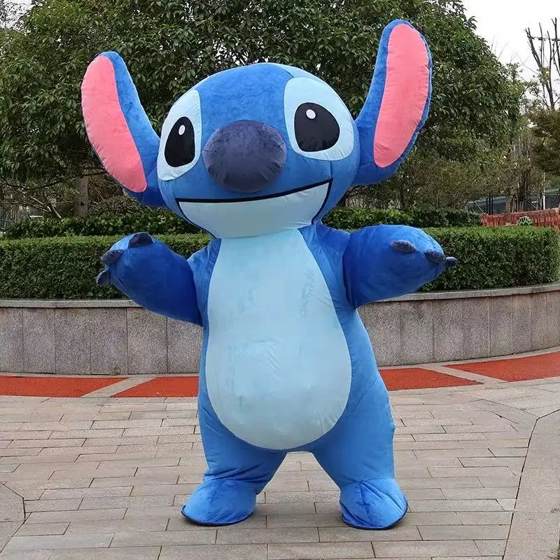 

Huge 2M-3M Lilo & Stitch Mickey and Minne mouse mascot Adult Walking Inflatable inflate Costume party Advertising ceremony shows