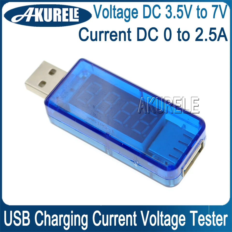 الرقمية USB موبايل قوة شحن جهاز قياس الجهد الكهربائي الحالي متر صغير شاحن يو اس بي طبيب الفولتميتر مقياس التيار الكهربائي بدوره إضاءة ليد شفافة