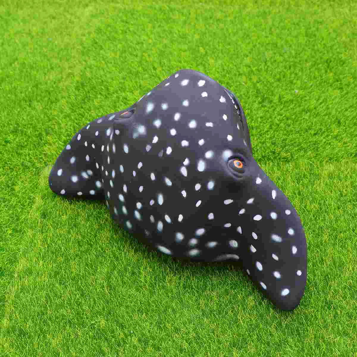 Animals Hand Puppet Whale Head Glove Puppet Plastic Realistic Role Play Toy for Kids Children Animal Hand Puppet