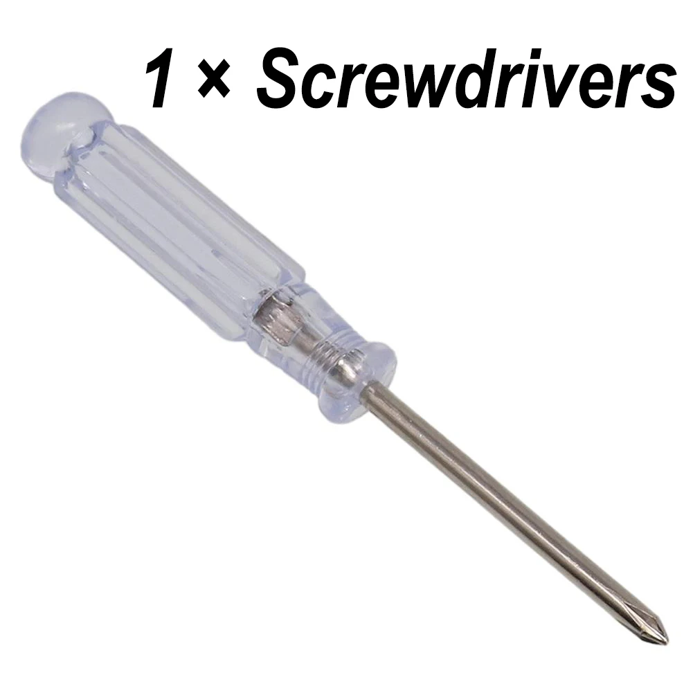 Pequena chave de fenda transversal para brinquedos, broca ranhurada, peças da ferramenta do reparo do carro, 3.74in, 1PC