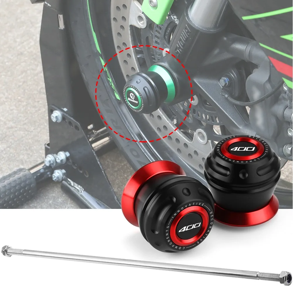 

Ninja 400/Ninja 500 мотоциклетная передняя ось с ЧПУ, вилка, ползунки, защита от столкновений для Kawasaki Z500 Z400 Z 400 500 Ninja 500