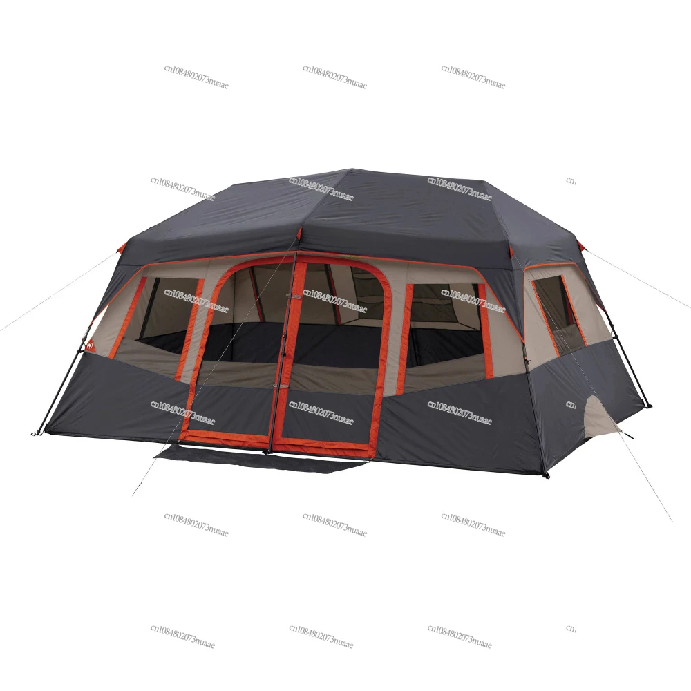 14 'x 10' 10 People Quick Tent, No Assembly Required, Polyester and Steel Construction