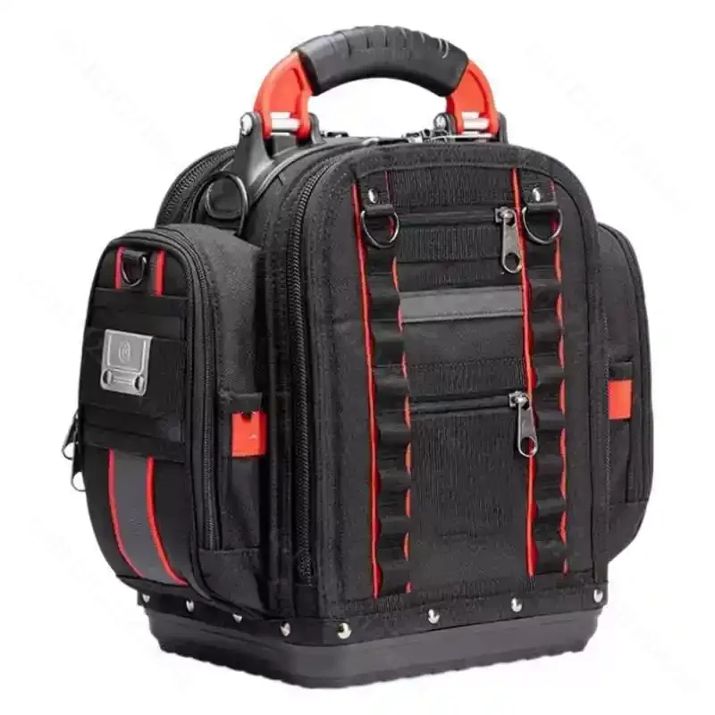 Heavy Duty Wear-Resistant Oxford Tool Bag, Portable Crossbody Shoulder Strap Tool Organizer Case