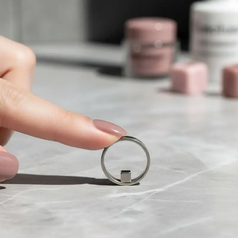 3 Seconds Nail Suction Hole Cat's Eye Nail Art Novice The Powerful Ring Magnet Automatic Suction Ellipse Auxiliary Nail Tools