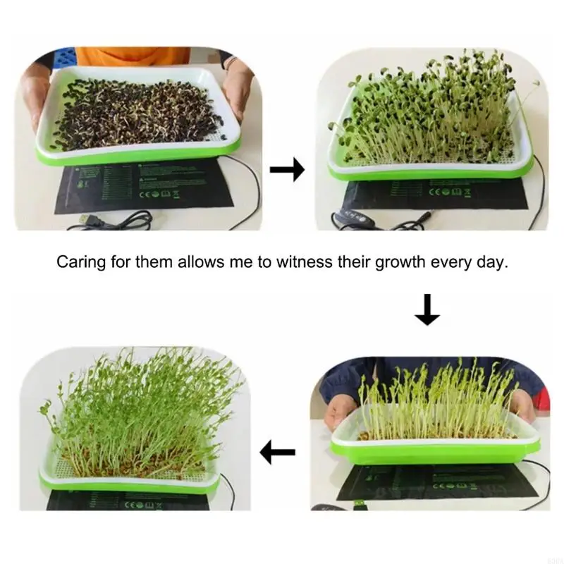 Adjustable Heating Pad For Plant Root Growth And Greenhouses Temperature Control 